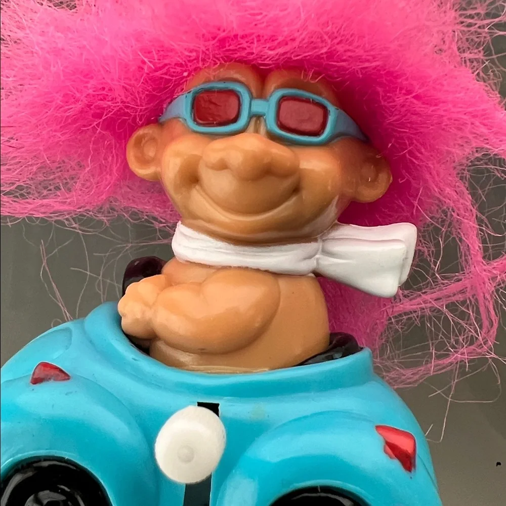 🍴Forky Figure Duo + Vintage 90s Russ Wind-Up Car Troll Toy Story 4 Bundle Set 3